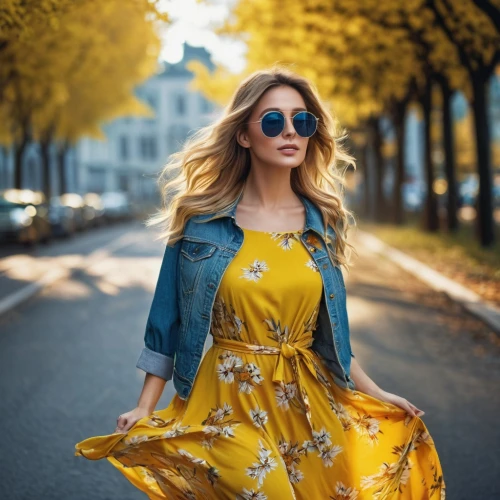 yellow jumpsuit,girl in flowers,sunflower lace background,beautiful girl with flowers,woman walking,vintage floral,yellow petal,women fashion,yellow daisies,colorful floral,yellow purse,golden autumn,floral dress,yellow color,autumn gold,women clothes,yellow petals,yellow rose background,autumn background,blue floral,Photography,Documentary Photography,Documentary Photography 15