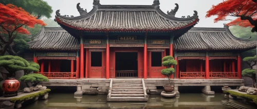 asian architecture,qibao,qingcheng,shuozhou,suzhou,chaozhou,shaoxing,world digital painting,teahouse,qufu,shaoming,summer palace,oriental painting,buddhist temple,soochow,zhaozhou,water palace,hezhou,guangping,wudang,Illustration,Realistic Fantasy,Realistic Fantasy 12