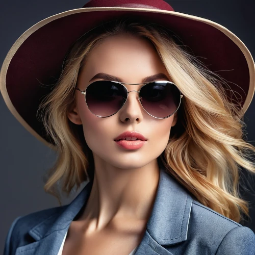 fashion vector,sunglasses,luxottica,the hat-female,girl wearing hat,panama hat,sun glasses,straw hat,cool blonde,sun hat,sunglass,woman's hat,ginta,portrait background,leather hat,sunwear,female model,photochromic,aviators,derivable,Photography,General,Realistic