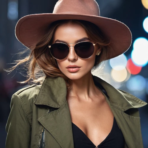 brown hat,leather hat,parisienne,sunglasses,hadid,women fashion,the hat-female,maxmara,fashion street,shades,luxottica,sunwear,sun glasses,sunglass,peacoat,woman in menswear,street fashion,aviator,photochromic,chicest,Photography,General,Commercial