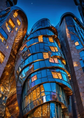 gaudi,pedrera,hotel w barcelona,escala,hotel barcelona city and coast,elbphilharmonie,morphosis,blavatnik,esade,kaust,rotana,largest hotel in dubai,vdara,barcelona,masdar,futuristic architecture,girona,casa fuster hotel,glass building,gherkin,Illustration,Retro,Retro 13