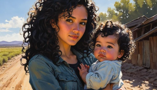 photo painting,oil painting,oil painting on canvas,little girl and mother,pittura,adobe photoshop,world digital painting,image manipulation,portrait background,art painting,photoshop manipulation,colorization,pintura,mother and son,homesteaders,uros,oil paint,assyrian,mulattos,maternal,Conceptual Art,Fantasy,Fantasy 08