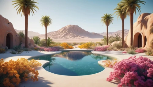 flowerful desert,desert landscape,desert desert landscape,oasis,desert,the desert,desert background,virtual landscape,sansar,3d rendering,desertlike,desert plants,landscapre desert safari,3d render,semidesert,render,desert flower,3d rendered,stone desert,roof landscape,Photography,Artistic Photography,Artistic Photography 07