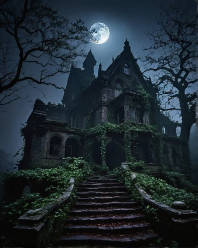 witch's house,witch house,the haunted house,haunted house,creepy house,ghost castle,haunted castle,house in the forest,abandoned house,haunted cathedral,lonely house,ancient house,oscura,abandoned place,halloween background,halloween wallpaper,haunted,hauntings,fantasy picture,dreamhouse,Art,Classical Oil Painting,Classical Oil Painting 23