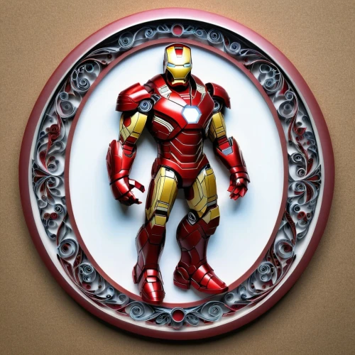 ironman,iron man,iron,ironsi,saban,ironist,helmet plate,bandai,shaktimaan,ironmaster,tokusatsu,targetman,tony stark,r badge,ironport,ironmen,iron door,ultron,car badge,marvel figurine,Unique,Paper Cuts,Paper Cuts 09