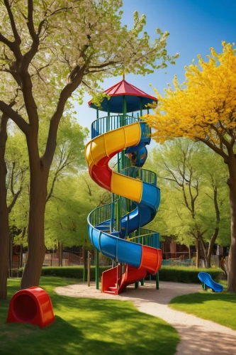 children's playground,play tower,climbing garden,colorful spiral,playgrounds,swing set,climbing frame,climbing forest,playset,toddler in the park,swingset,play area,playspace,spiral stairs,rope ladder,playground,3d rendering,playsets,parques,kidspace,Conceptual Art,Oil color,Oil Color 06