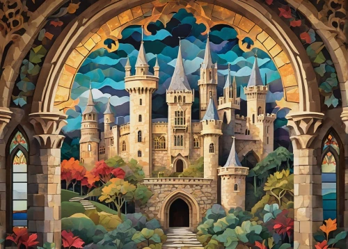 fairy tale castle,fairytale castle,fairy tale icons,disney castle,fairy tale,gondolin,fantasy world,hogwarts,storybook,3d fantasy,fantasyland,fantasy picture,cinderella's castle,diagon,fairy tale character,fantasy landscape,a fairy tale,fairytale characters,disneyfied,cinderella castle,Unique,Paper Cuts,Paper Cuts 07