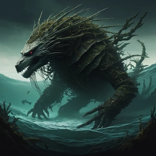 barghuti,glaurung,gravemind,dagon,barghest,beheira,water creature,fenrir,gopendra,bunyip,kraken,sea monsters,saikuar,darigan,rakka,gradimir,hydra,gorgonians,skarbalius,god of the sea,Photography,Artistic Photography,Artistic Photography 13