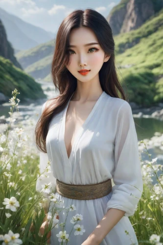 hanbok,ao dai,bdo,huayi,diaochan,flower background,spring background,springtime background,gorani,landscape background,bingqian,kim,chuseok,jingqian,ilhwa,jinling,yiwen,joy,hanfu,jyri,Photography,Commercial