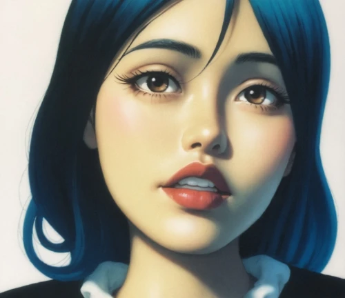 karou,kuchel,digital painting,cortana,alita,manami,sonoda,marinette,mizuhara,azumi,clementine,xcx,utada,frosta,ami,girl portrait,joi,coraline,konan,portrait background,Illustration,Japanese style,Japanese Style 05