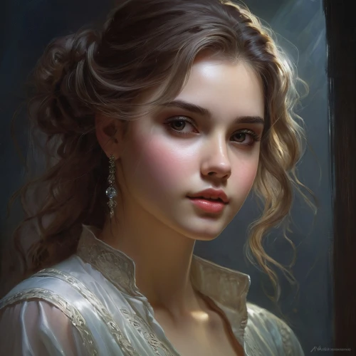 fantasy portrait,romantic portrait,belle,girl portrait,principessa,portrait of a girl,margairaz,juliet,mystical portrait of a girl,young woman,young girl,victorian lady,behenna,young lady,cinderella,rapunzel,ellinor,elizaveta,padme,margaery,Conceptual Art,Fantasy,Fantasy 13