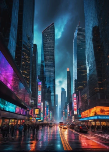 new york streets,time square,times square,cityscapes,city at night,new york,cybercity,city scape,newyork,citylights,manhattan,city lights,metropolis,cityzen,cityscape,nyclu,new york skyline,megacities,fantasy city,coruscant,Illustration,American Style,American Style 06