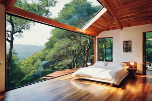 roof landscape,the cabin in the mountains,wood window,tree house hotel,wooden windows,wooden roof,bedroom window,amanresorts,great room,house in the mountains,sleeping room,beautiful home,forest house,house in mountains,chalet,tree house,wooden beams,timber house,esalen,sunroom,Illustration,Realistic Fantasy,Realistic Fantasy 37