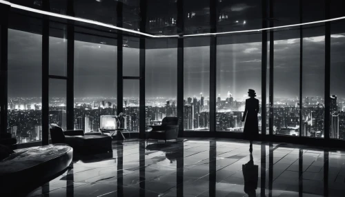 penthouses,glass wall,manhattan,city lights,high rise,minotti,gotham,noir,skyloft,skybar,damac,cityscapes,citylights,sky apartment,intercontinental,shulman,highrise,black city,top of the rock,city at night,Photography,Black and white photography,Black and White Photography 08