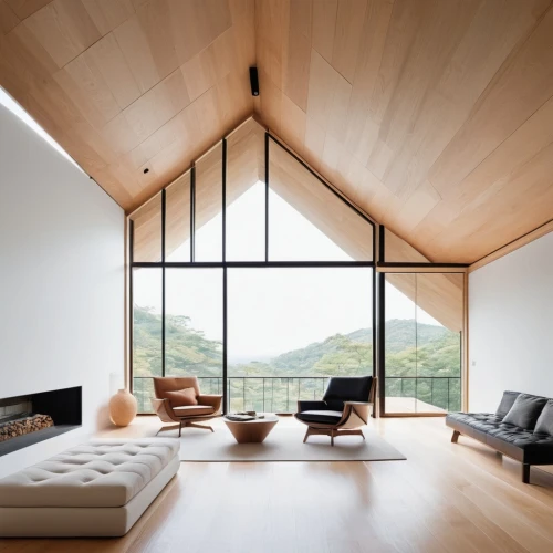 wood window,wooden windows,snohetta,modern room,wooden roof,japanese-style room,timber house,wooden beams,folding roof,frame house,interior modern design,cubic house,bohlin,contemporary decor,wooden floor,modern decor,wooden house,modern living room,great room,wood floor,Illustration,Black and White,Black and White 32