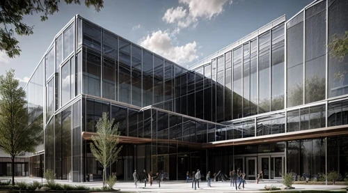 glass facade,metaldyne,new building,renderings,glass building,office building,newbuilding,revit,esade,modern office,3d rendering,headquarter,deloitte,gensler,company headquarters,phototherapeutics,biotechnology research institute,glass facades,technopark,ecolab