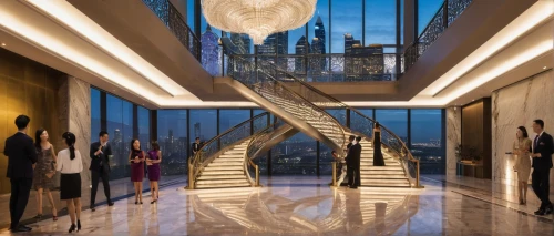 foyer,shanghai,luxe,vertigo,sathorn,chongqing,top of the rock,doha,escaleras,elevators,hallway,guangzhou,taikoo,burj khalifa,stairway,lebua,largest hotel in dubai,penthouses,staircase,rotana,Conceptual Art,Daily,Daily 10