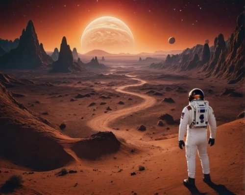 moon valley,mission to mars,cydonia,barsoom,planet mars,red planet,mars,spacewalker,moonbase,valley of the moon,space art,farpoint,astrobiology,astronautics,astronautic,panspermia,interplanetary,spacefaring,spacesuit,lunar landscape
