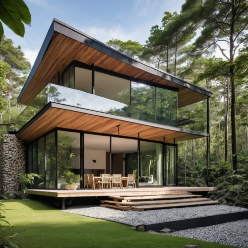 forest house,house in the forest,cubic house,modern house,timber house,modern architecture,folding roof,dunes house,mid century house,frame house,cube house,prefab,wooden house,smart house,cantilevered,grass roof,summer house,beautiful home,cantilevers,roof landscape,Photography,General,Realistic