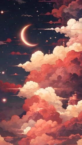night sky,stars and moon,moon and star background,nightsky,moon in the clouds,sky clouds,clouds,cloudscape,lunar landscape,skies,moons,cloudy sky,clouds - sky,moon and star,little clouds,the night sky,dreamscape,evening sky,clouded sky,moonlit night