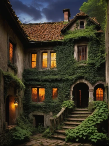 witch's house,ancient house,witch house,house in mountains,dracula castle,house in the mountains,dreamhouse,auberge,house in the forest,schierstein,lodgings,abandoned house,crooked house,rivendell,apartment house,stone houses,old house,old home,forest house,beautiful home,Conceptual Art,Daily,Daily 19