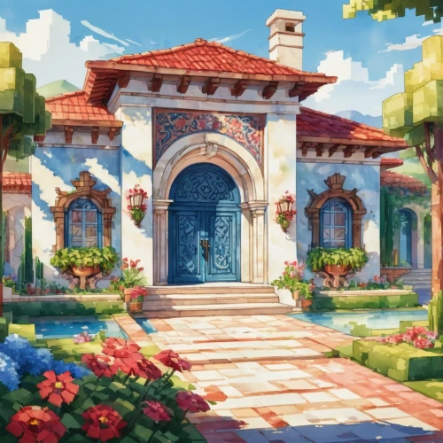 hydrangeas,flower booth,flower shop,flower garden,country estate,rose arch,ffx,dandelion hall,bougainvilleans,gardenias,garden door,mirabilis,ghibli,miramare,flower stand,stone gate,valentia,dreamhouse,sylvania,maplestory,Unique,Pixel,Pixel 03