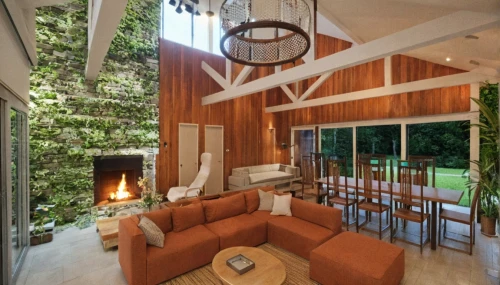 porch swing,sunroom,tree house,treehouse,interior modern design,tree house hotel,contemporary decor,wooden beams,outdoor furniture,home interior,cochere,summer house,mid century modern,chalet,hanging chair,mid century house,outdoor table and chairs,inverted cottage,fire place,family room,Photography,General,Realistic