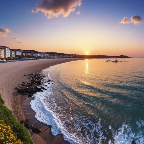 portrush,biarritz,tenby,cornwall,northern ireland,langland,bournemouth,capbreton,newquay,anglet,normandy,ballycastle,normandie,dorset,normandie region,stives,beautiful beaches,beach landscape,abersoch,folkestone,Photography,General,Realistic