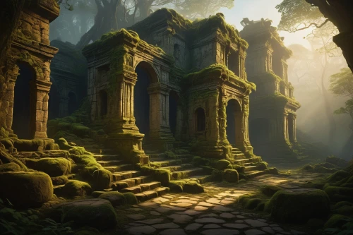 ancient city,ancient ruins,ancient buildings,ancients,ancient house,ruins,labyrinths,crypts,ancient,fantasy landscape,labyrinthian,mausoleum ruins,rathas,the ancient world,the ruins of the,ruinas,ancient civilization,hall of the fallen,mushroom landscape,the mystical path,Art,Artistic Painting,Artistic Painting 21