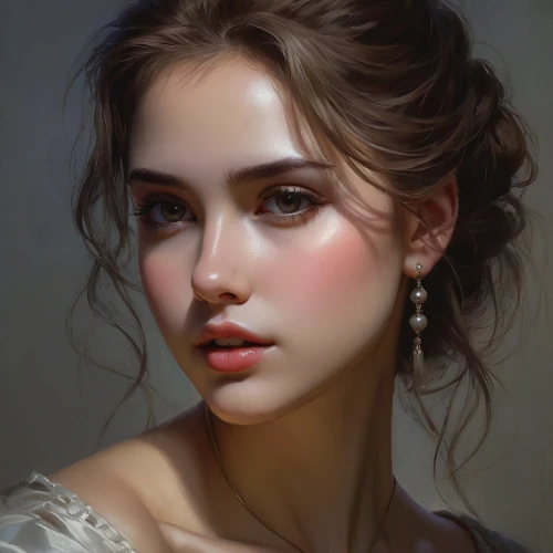 romantic portrait,girl portrait,mystical portrait of a girl,fantasy portrait,young woman,portrait of a girl,woman portrait,young girl,young lady,romantic look,behenna,pretty young woman,juliet,beautiful young woman,evgenia,earings,principessa,digital painting,belle,victorian lady,Conceptual Art,Fantasy,Fantasy 13