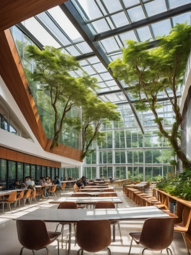 atriums,wintergarden,embl,shenzhen vocational college,schulich,kansai university,snohetta,forest workplace,atrium,hallward,staatsbibliothek,kaist,cafeteria,kaust,epfl,daylighting,technion,omotesando,yonsei,university library,Illustration,Realistic Fantasy,Realistic Fantasy 04