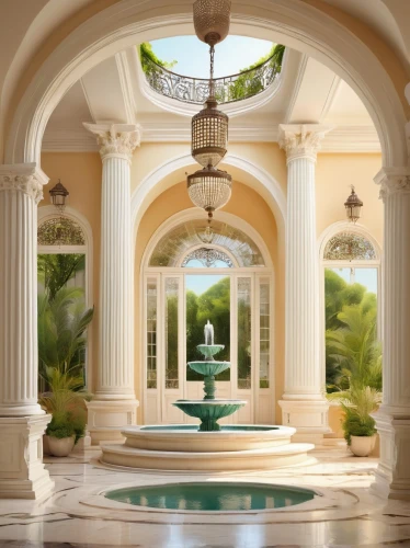 decorative fountains,spa water fountain,luxury bathroom,cochere,rosecliff,floor fountain,luxury property,palatial,orangery,marble palace,luxury home interior,palladianism,stone fountain,conservatory,leterme,lanesborough,ritzau,water feature,neoclassical,orangerie,Art,Artistic Painting,Artistic Painting 29