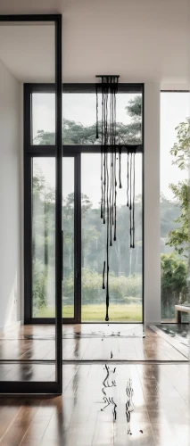 transparent window,window curtain,glass wall,interior modern design,glass window,structural glass,fenestration,contemporary decor,wind chimes,minotti,modern decor,glass panes,kundig,gaggenau,frame house,black bamboo,bertoia,hanging decoration,bamboo curtain,black cut glass,Illustration,Black and White,Black and White 34