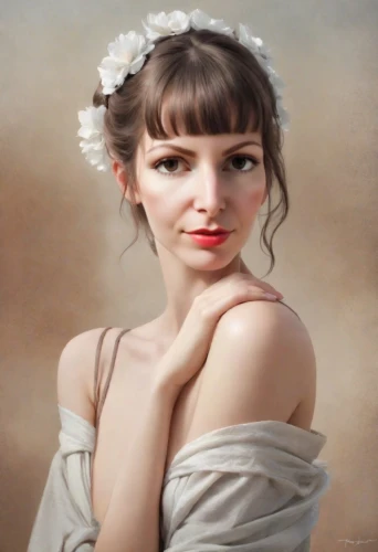 romantic portrait,evgenia,mystical portrait of a girl,girl portrait,heatherley,fantasy portrait,rosaline,behenna,milkmaid,photo painting,portrait of a girl,young woman,vintage woman,vintage girl,donsky,young girl,vintage female portrait,portrait photographers,world digital painting,rosalinda