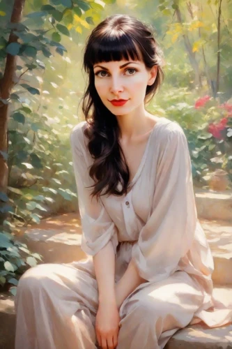 ancient egyptian girl,audrey hepburn-hollywood,phryne,zarahemla,fantasy portrait,farrokhzad,photo painting,audrey hepburn,tsvetaeva,emile vernon,heatherley,enya,kimbra,arwen,oil painting,nolwenn,birce akalay,bouguereau,donsky,portrait background,Digital Art,Impressionism