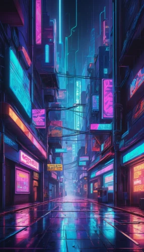 shinjuku,cybercity,tokyo city,cyberpunk,tokyo,colorful city,akihabara,neon arrows,cityscape,cyberscene,alley,vapor,synth,cybertown,alleyway,akiba,urban,neon,microdistrict,shanghai,Conceptual Art,Daily,Daily 21