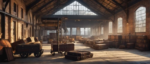 freight depot,warehouse,manufactory,warehouses,cryengine,fabrik,castle iron market,train depot,mailrooms,industrial hall,dishonored,cooperage,stationers,schoolrooms,factory hall,mailroom,stationer,abandoned train station,dockyard,blacksmiths,Art,Artistic Painting,Artistic Painting 24