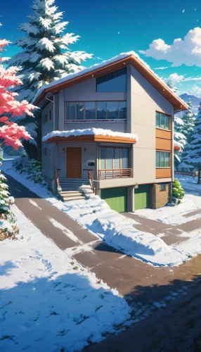 winter house,winter background,christmas snowy background,snow scene,snow roof,ski resort,setsuna,snowy landscape,holiday complex,snow landscape,christmas wallpaper,house in the mountains,christmasbackground,butka,snowhotel,winter village,kazoku,snow slope,house in mountains,kamuy,Illustration,Japanese style,Japanese Style 03