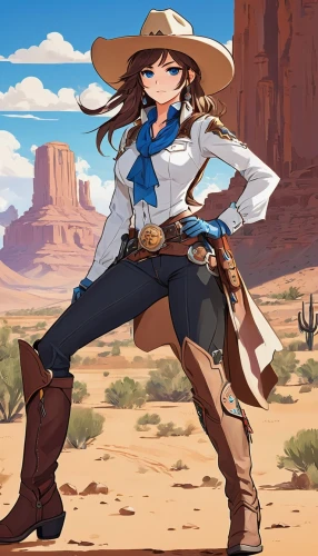 cowgirl,cowpoke,cowgirls,pecos,desert background,western riding,pardner,yeehaw,western,countrygirl,westerns,longmei,cowboy,barawa,westerner,yanmei,gunslinger,countrywomen,quatermain,dioulasso,Illustration,Japanese style,Japanese Style 06