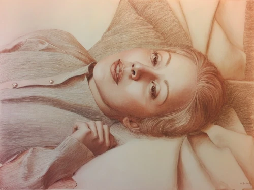 marilyn monroe,sepia,girl in bed,woman on bed,woman laying down,marilyn,heatherley,minogue,girl lying on the grass,colored pencil background,lying down,blonde woman,marylin monroe,adele,relaxed young girl,moretz,reclining,laying,lotus art drawing,vintage drawing,Illustration,Paper based,Paper Based 15