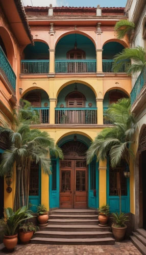 hacienda,haveli,courtyards,mizner,chucun,peranakan,sanjuan,patios,zanzibar,guantanamera,casa,old havana,cartagena,inside courtyard,riad,san juan,courtyard,paradores,verandas,cabildos,Illustration,Japanese style,Japanese Style 15