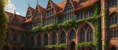 redwall,chrobry,schuiten,bovard,schuitema,rotenfels,bremen,cloister,background ivy,freiburg,sylvania,courtyards,hogwarts,herbology,qub,luneburg,zamek malbork,highstein,cloisters,marycrest,Illustration,Realistic Fantasy,Realistic Fantasy 05