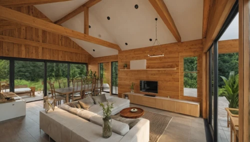 timber house,wooden beams,chalet,interior modern design,pool house,inverted cottage,forest house,cabin,luxury home interior,log cabin,summer house,log home,wooden sauna,holiday villa,luxury bathroom,wooden roof,tree house hotel,treehouses,bohlin,home interior,Photography,General,Realistic