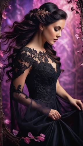 sirenia,faery,gothic dress,gothic woman,persephone,faerie,fairy queen,celtic woman,celtic queen,fantasy picture,enchantment,katherina,rosa 'the fairy,fairie,fairy tale character,enchanting,the enchantress,nimue,gothic style,fairest,Photography,General,Fantasy