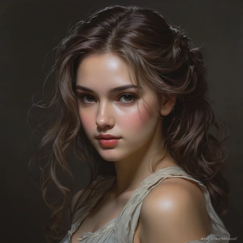 girl portrait,romantic portrait,young woman,portrait of a girl,fantasy portrait,mystical portrait of a girl,donsky,young girl,jingna,heatherley,behenna,oil painting,digital painting,nicolaescu,yuriev,portrait background,woman portrait,evgenia,beautiful young woman,young lady,Conceptual Art,Fantasy,Fantasy 13