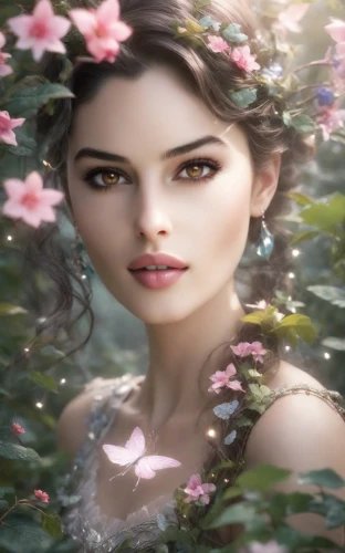 faery,beautiful girl with flowers,faerie,rosa 'the fairy,flower fairy,girl in flowers,fairy queen,jasmine blossom,splendor of flowers,almond blossoms,a beautiful jasmine,rosa ' the fairy,flower background,persephone,elven flower,scent of jasmine,wild rose,wild roses,spring background,almond blossom,Photography,Commercial