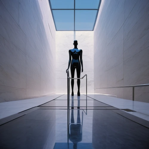 alchemax,turrell,transhumanism,futuristic art museum,cyberdyne,kamino,standing man,frozone,walking man,transhuman,calibrations,metahuman,humanoid,gormley,stature,webgl,3d man,marvelman,nightwing,cortana,Illustration,Abstract Fantasy,Abstract Fantasy 20