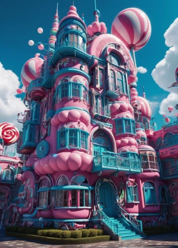 candyland,fantasy city,lazytown,imaginationland,3d fantasy,dreamhouse,fantasy world,wonderland,fairy tale castle,graecorum,dreamlands,dreamsville,whipped cream castle,cloudmont,skylands,wonderlands,sky apartment,house of the sea,fractal environment,fairy world,Conceptual Art,Sci-Fi,Sci-Fi 09