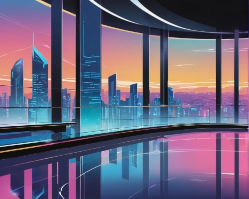 futuristic landscape,cybercity,art deco background,cityscape,windows wallpaper,cybertown,cyberport,background design,cyberscene,cyberview,futurist,futuristic,cartoon video game background,megacorporation,virtual landscape,backgrounds,city skyline,sedensky,mainframes,futuristic architecture,Illustration,Vector,Vector 01