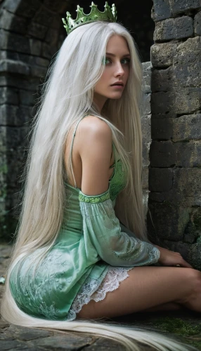 faery,faerie,kerli,celtic woman,elvish,rapunzel,elven,peignoir,dryads,celtic queen,fairy queen,dryad,fantasy woman,enchantress,saria,green mermaid scale,the enchantress,fairy tale character,faires,galadriel,Conceptual Art,Sci-Fi,Sci-Fi 01